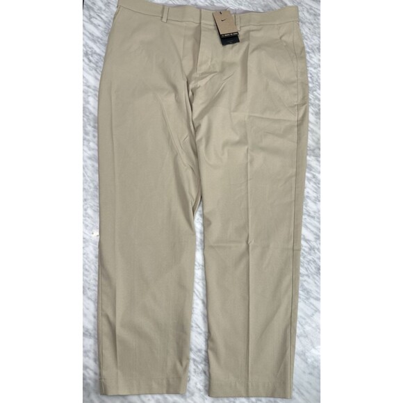 Nike Standard Fit Repel Golf Pants Chino Golf Pants Khaki FD5619-250 Men's 42x32 - Picture 4 of 13